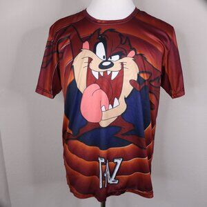 Tazmanian Devil "Taz" Shirt * 2XL XXL * Large Graphic Print * G VG * T-Shirt